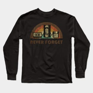 RETRO - NEVER FORGET Long Sleeve T-Shirt